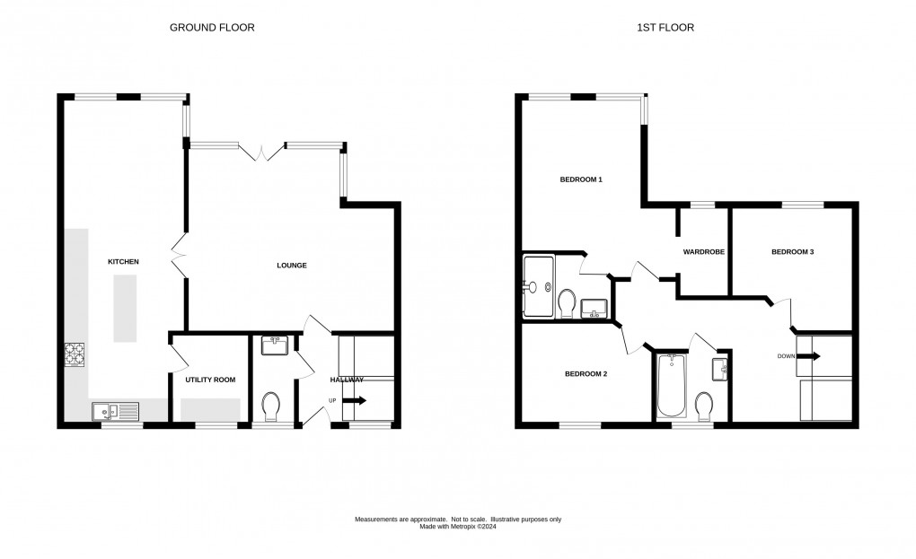 Floorplan for Whitford Road, Musbury