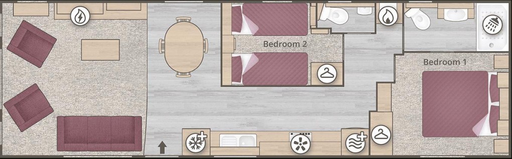 Floorplan for Pinewood Retreat, Rousdon