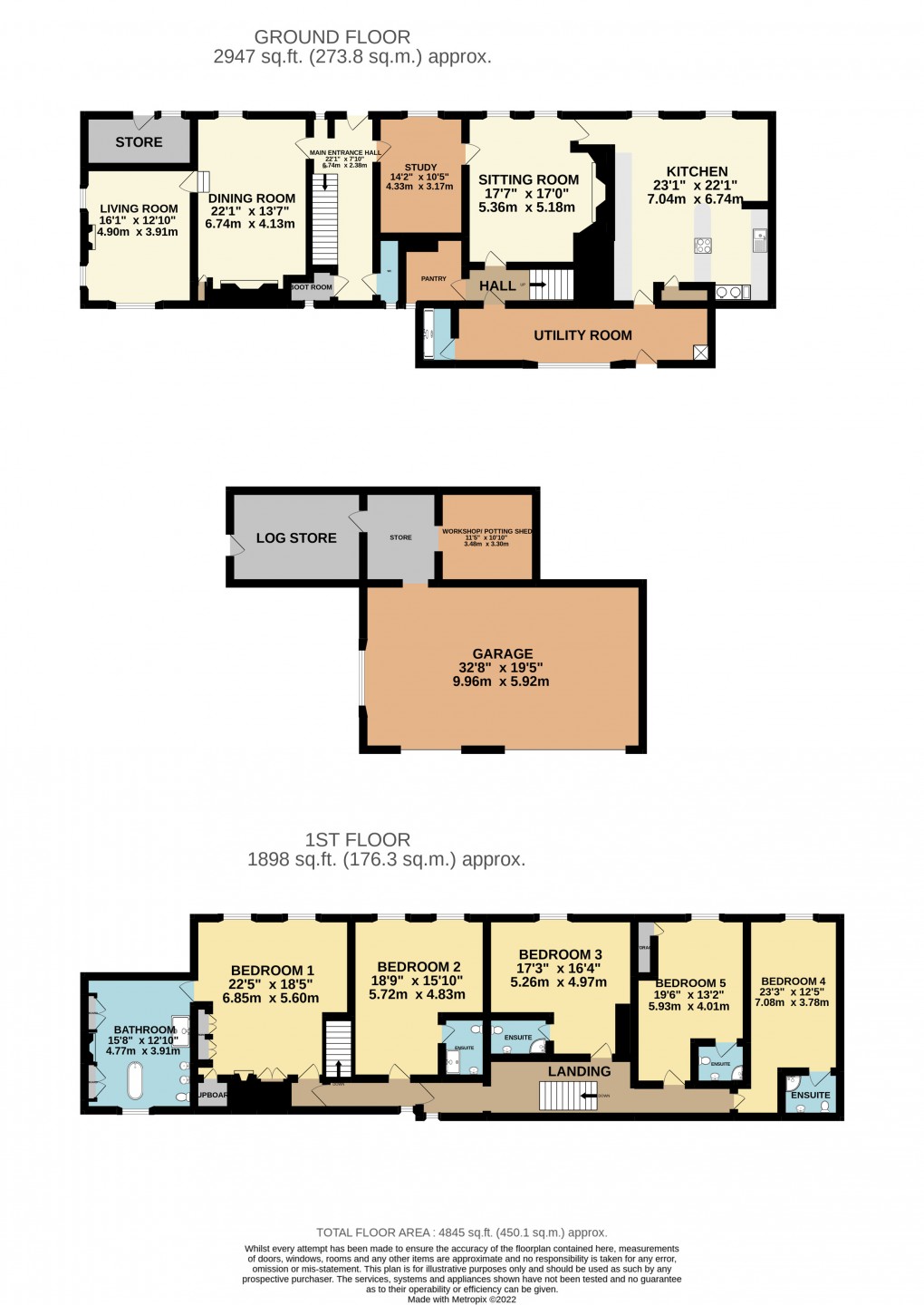 Floorplan for Harepath Hill, Seaton, Devon, EX12