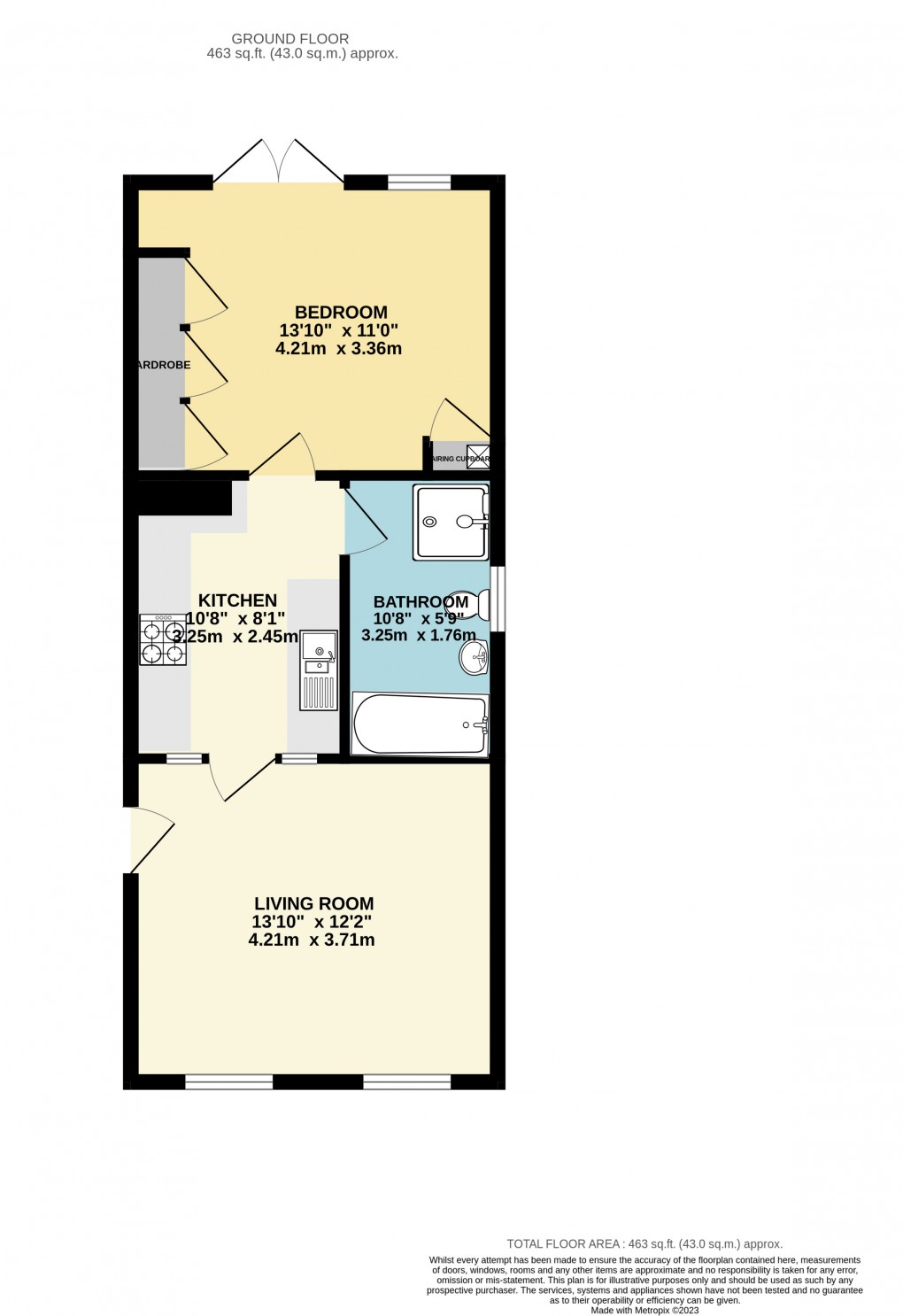 Floorplan for Queen Street, Seaton, EX12