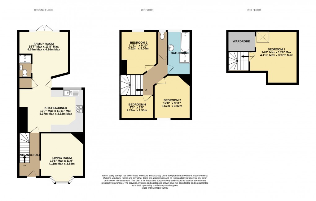 Floorplan for Highwell Road, Seaton, Devon, EX12