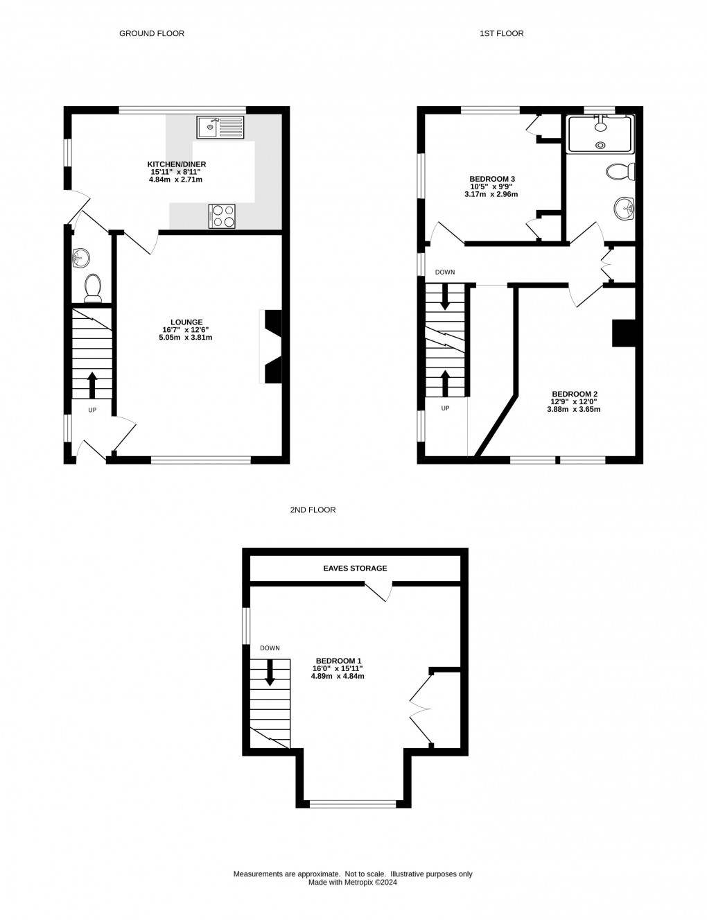 Floorplan for Coombe Street, Lyme Regis