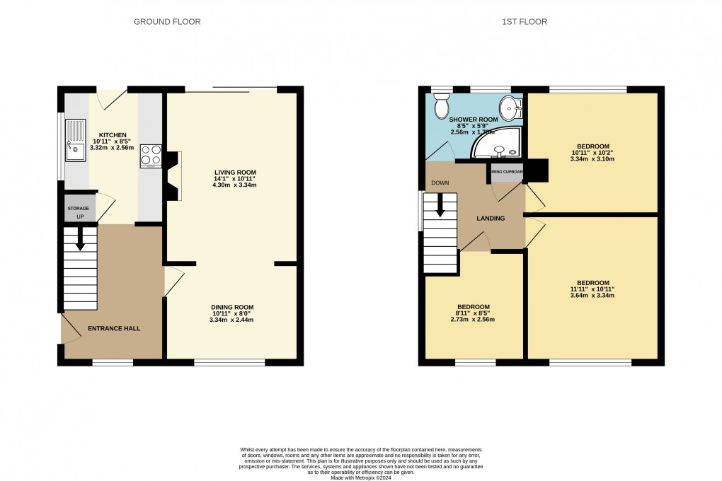 Floorplan for Elizabeth Road, Seaton, Devon, EX12