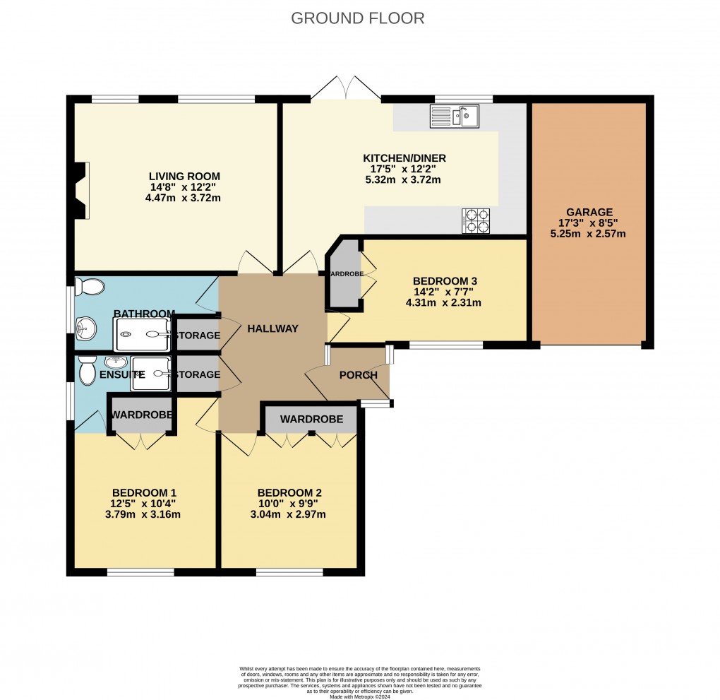 Floorplan for Armada Close, Seaton, Devon, EX12