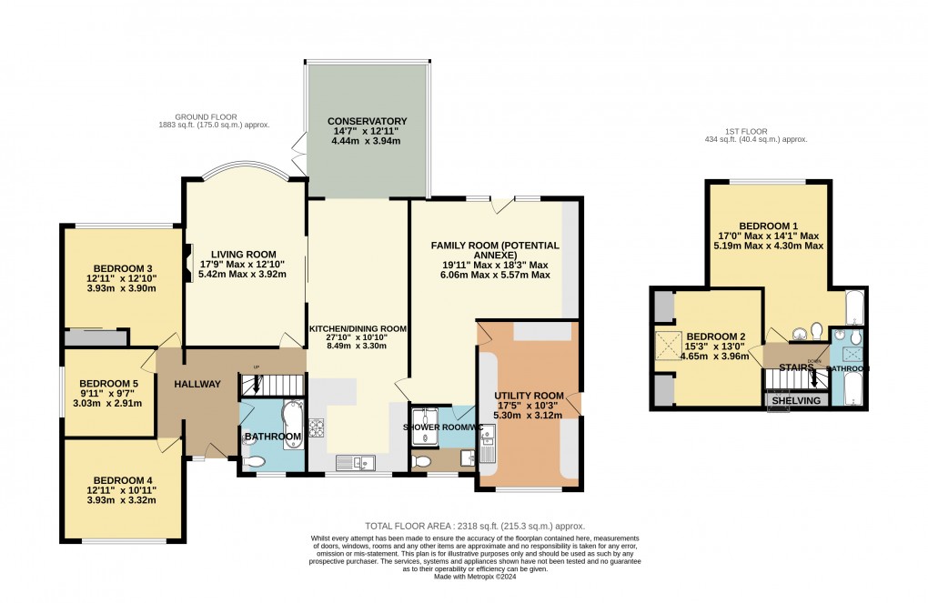 Floorplan for West View, Colyford, Colyton, EX24