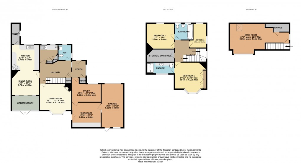 Floorplan for Beer Road, Seaton, Devon, EX12