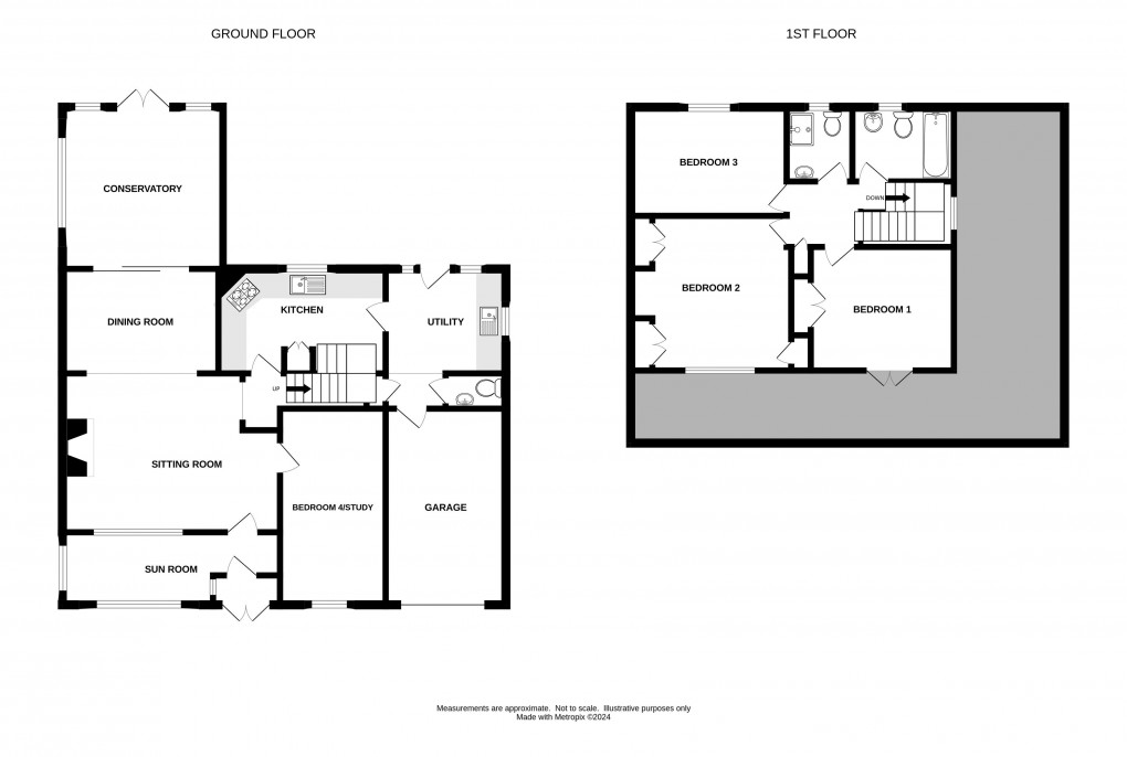 Floorplan for Highcliff Road, Lyme Regis