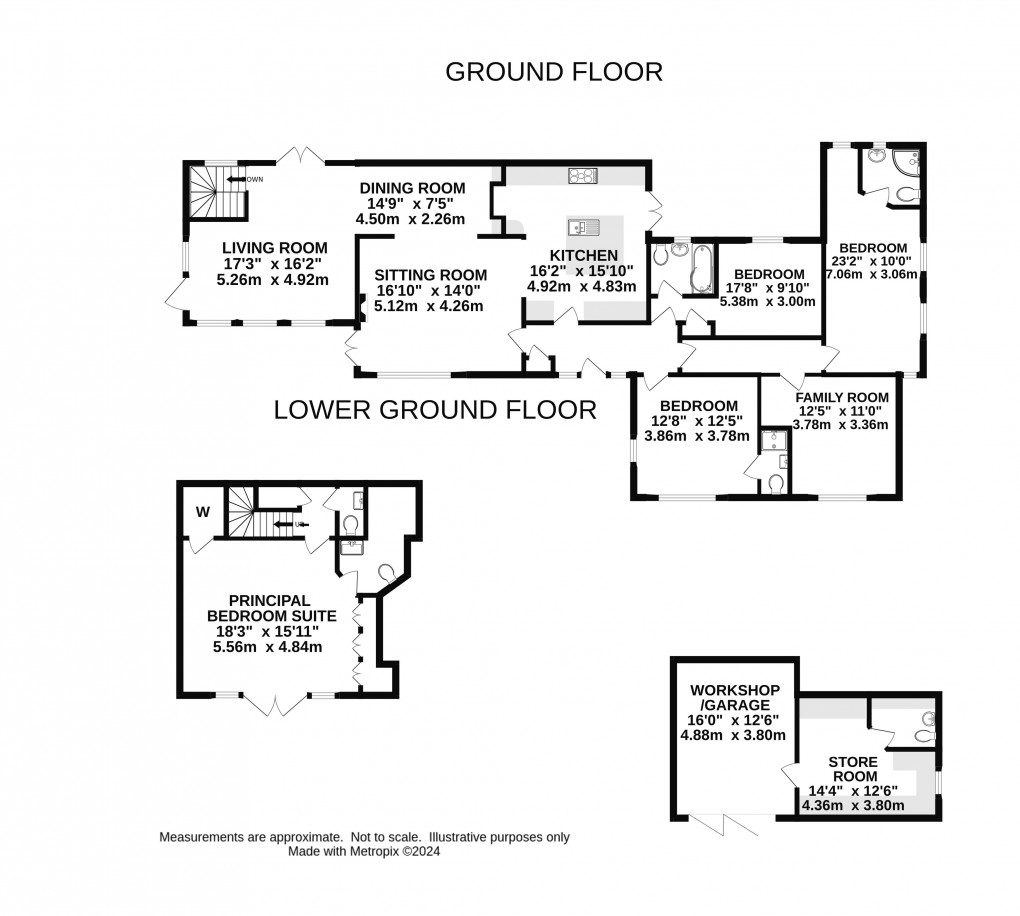 Floorplan for Pound Street, Lyme Regis