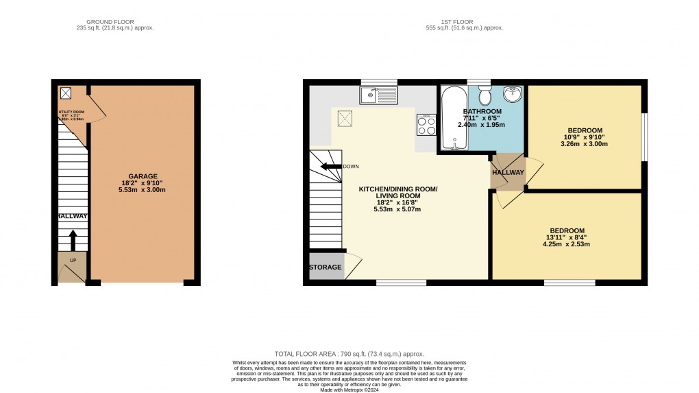 Floorplan for Shearwater Way, Seaton, EX12