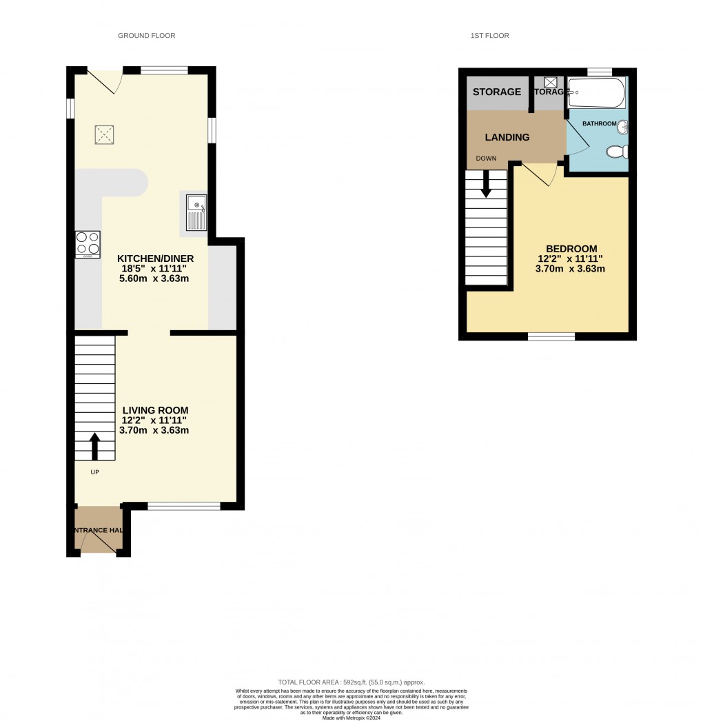 Floorplan for Buttercup Close, Seaton, Devon, EX12