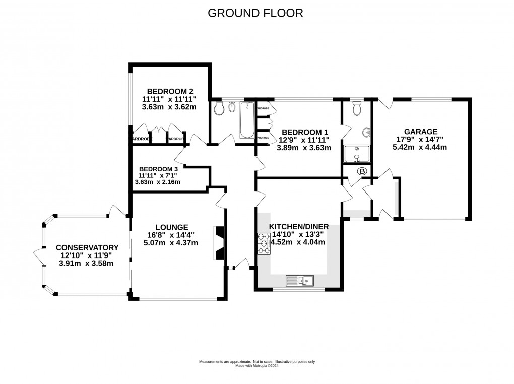 Floorplan for Blue Waters Drive, Lyme Regis