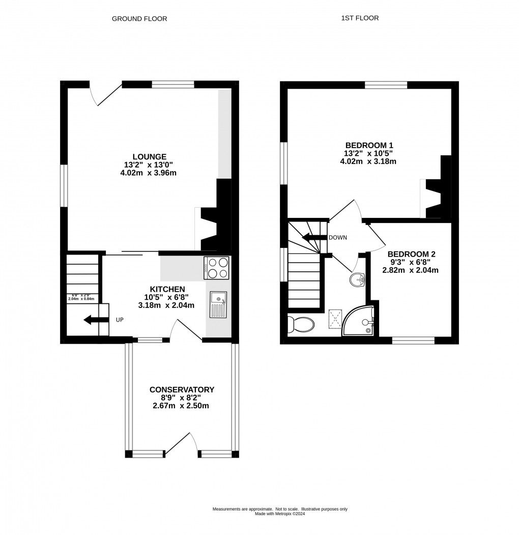 Floorplan for Trinity Hill Road, Axminster