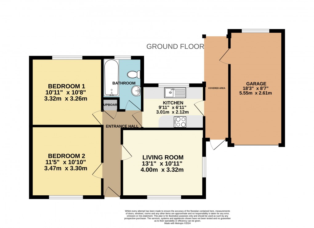 Floorplan for Marlborough Close, Musbury, Devon, EX13