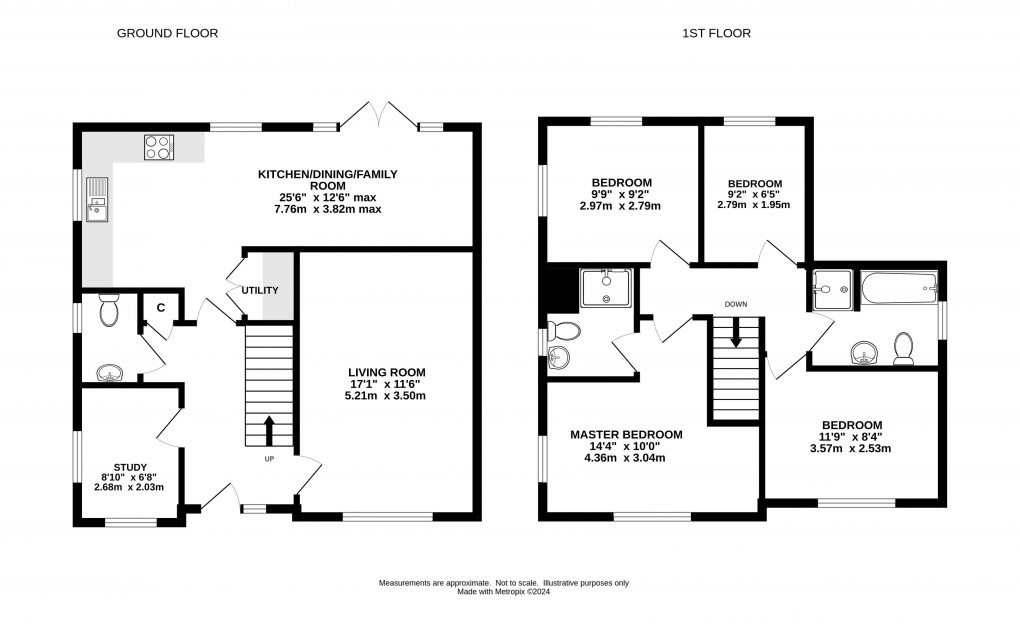 Floorplan for Oak View, Lyme Regis