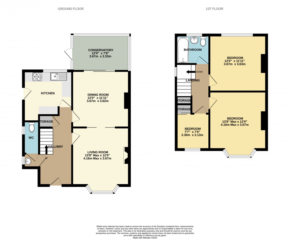 Floorplan for Greenway, Seaton, EX12