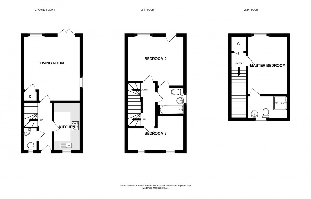 Floorplan for Henrys Way, Lyme Regis