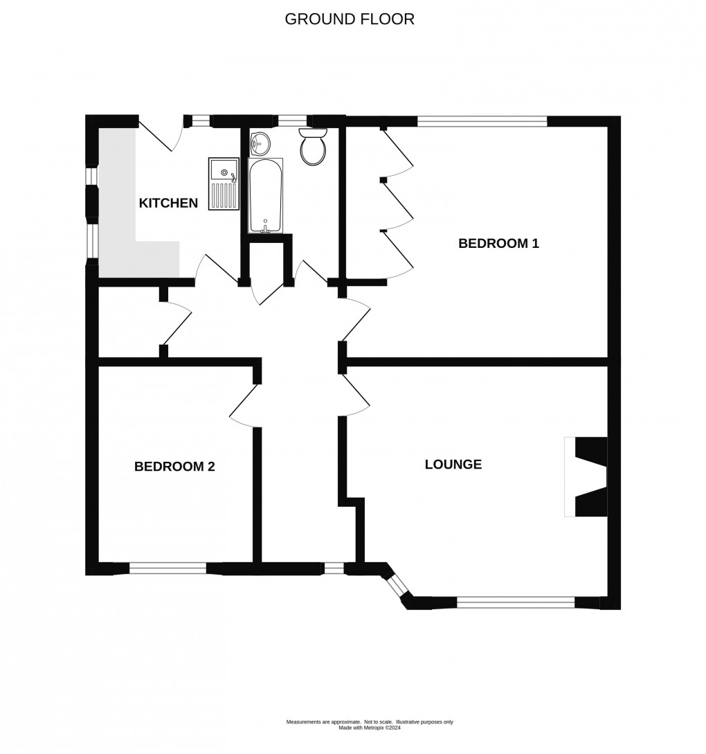 Floorplan for Anning Road, Lyme Regis