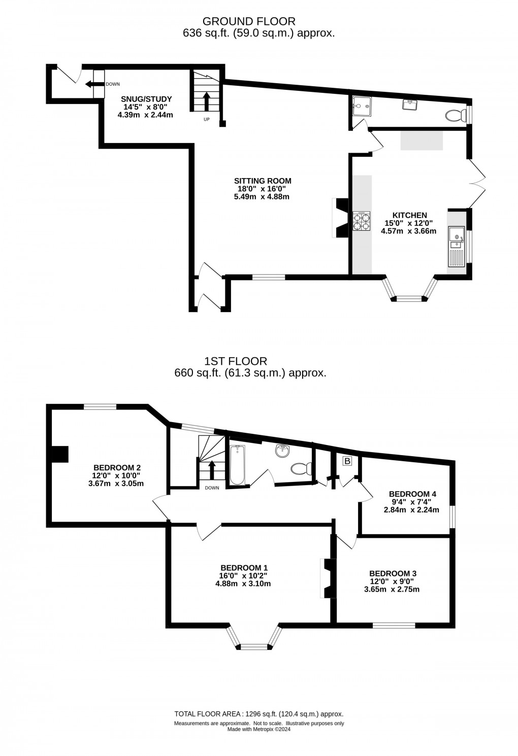 Floorplan for Uplyme Road, Lyme Regis