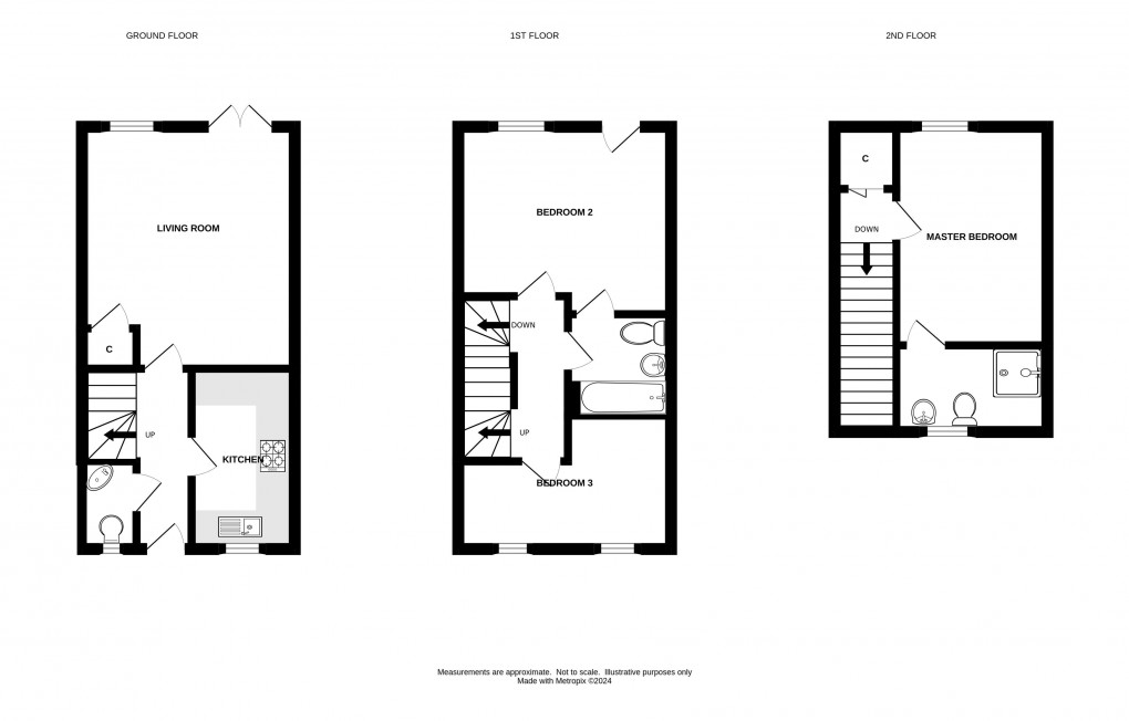 Floorplan for Henrys Way, Lyme Regis