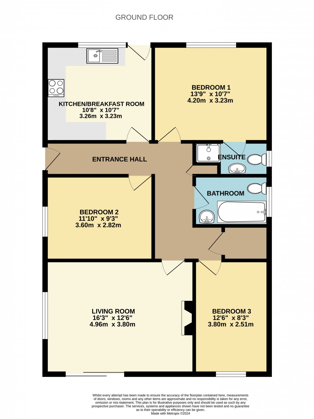 Floorplan for Prince Charles Way, Seaton, Devon, EX12