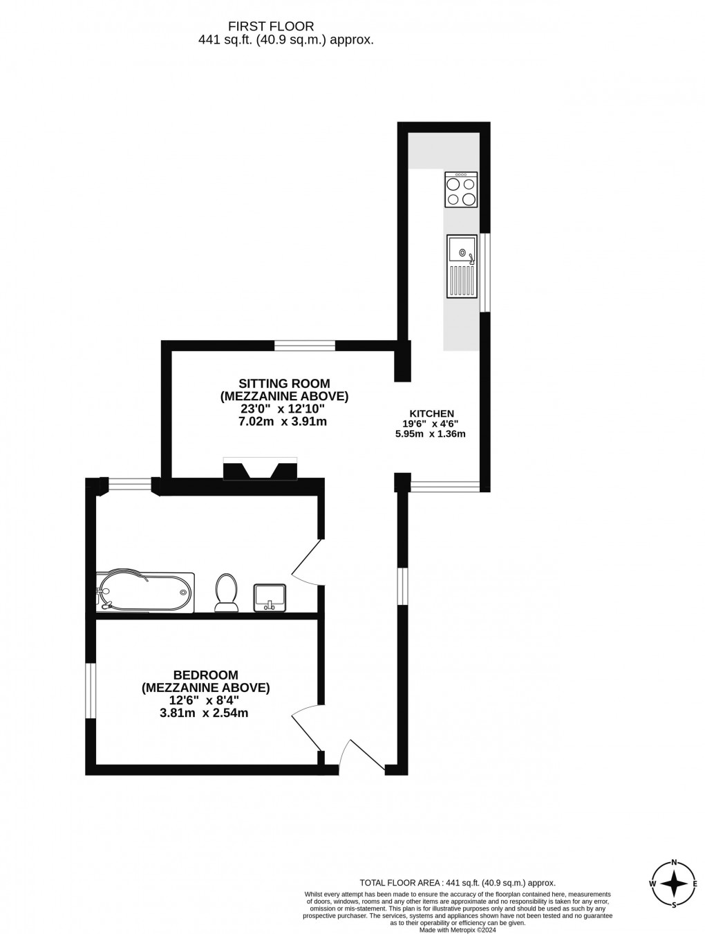 Floorplan for Church Street, Lyme Regis