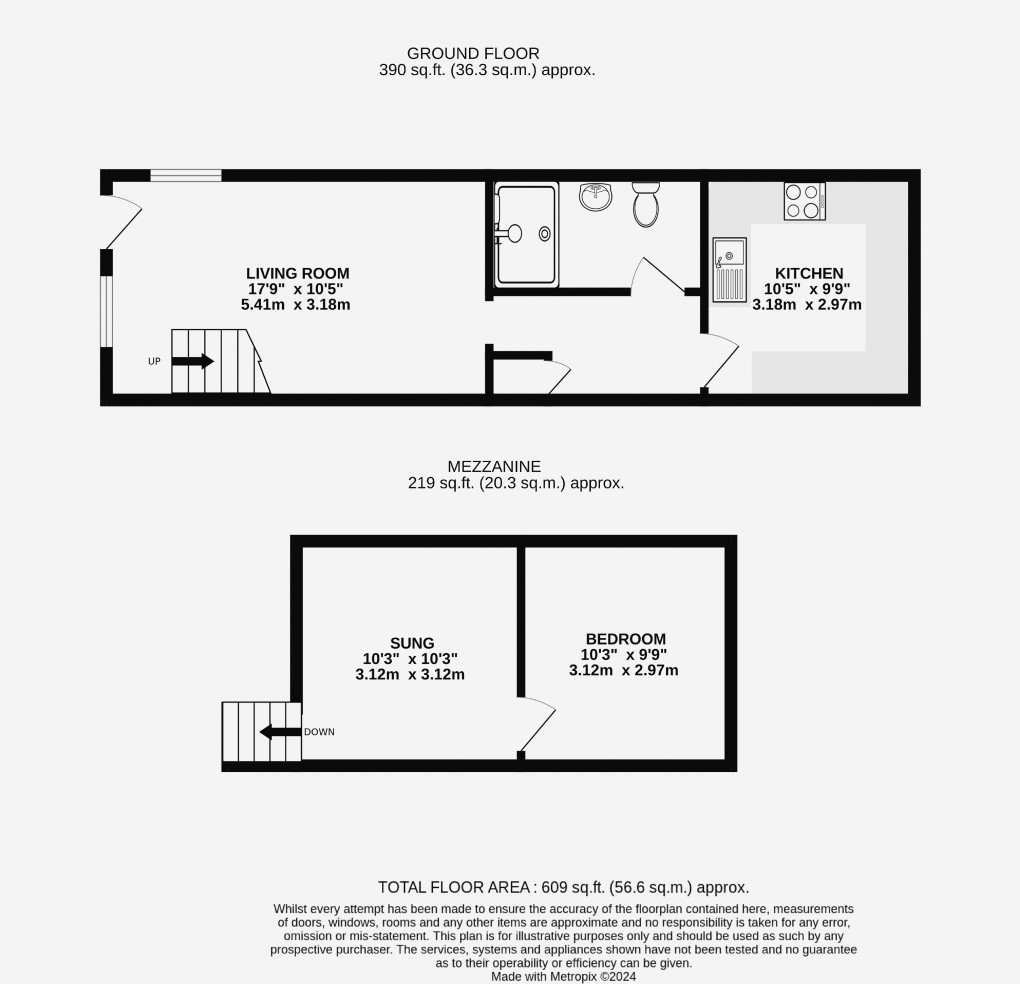 Floorplan for Uplyme Road, Lyme Regis