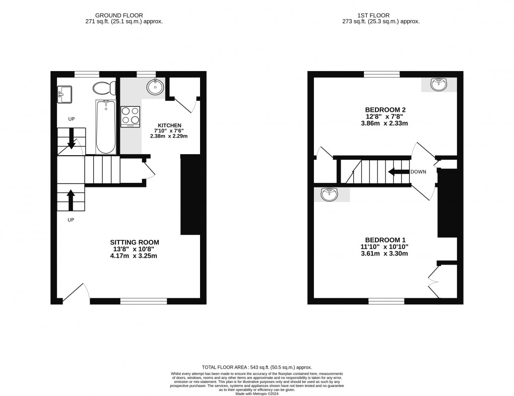 Floorplan for Jericho, Lyme Regis