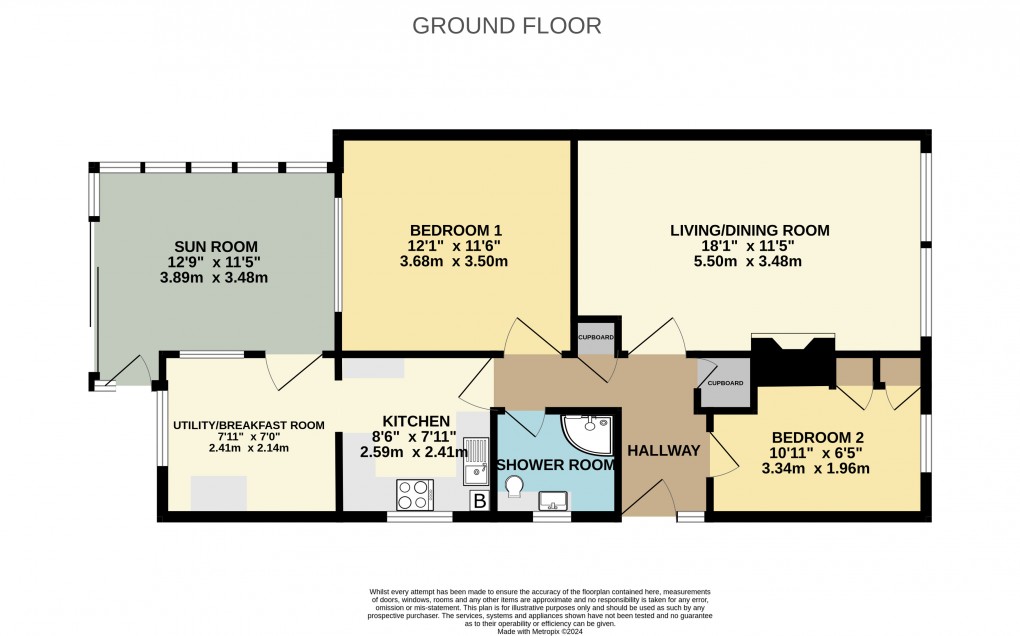 Floorplan for Scalwell Mead, Seaton, Devon, EX12