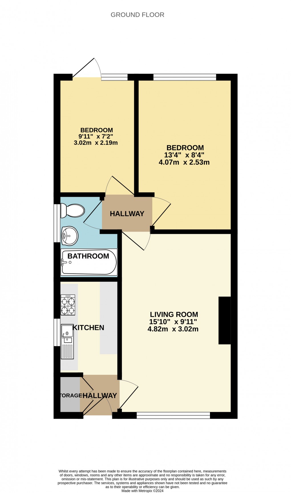 Floorplan for Ash Grove, Seaton, Devon, EX12