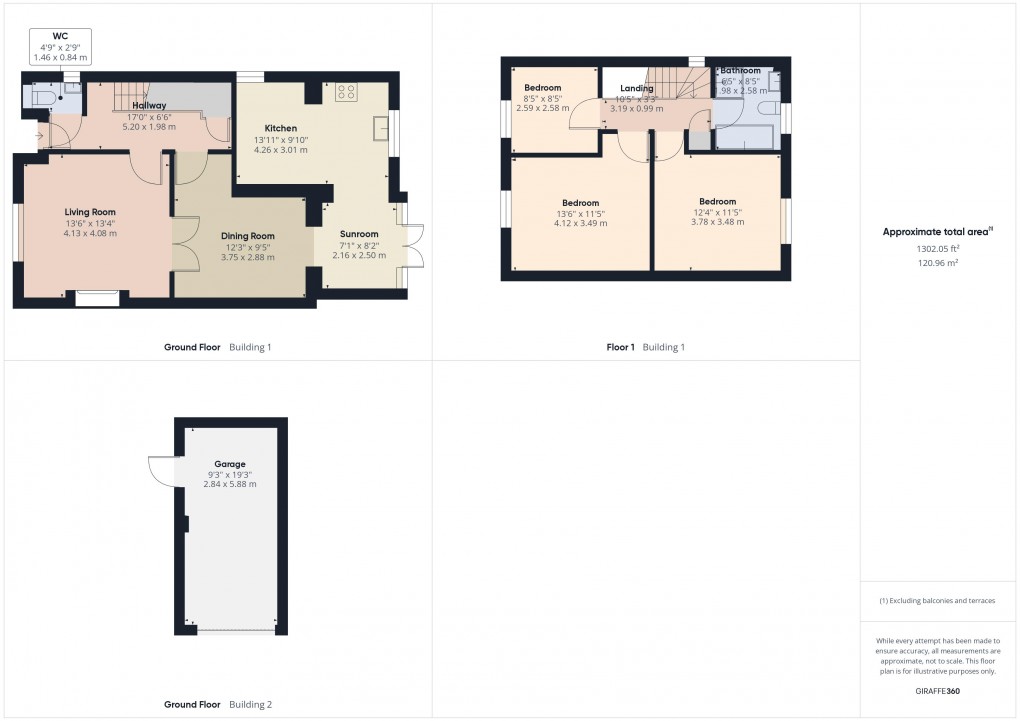 Floorplan for Double Common, Charmouth