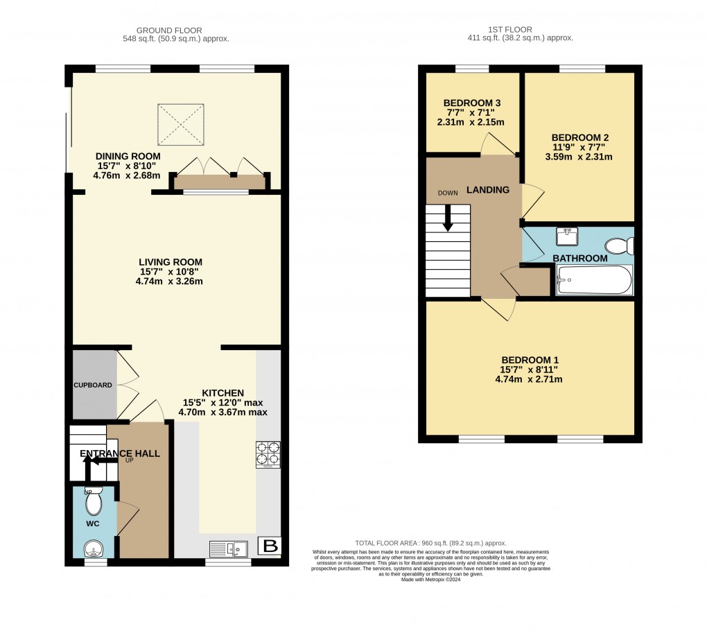 Floorplan for Harepath Road, Seaton, Devon, EX12