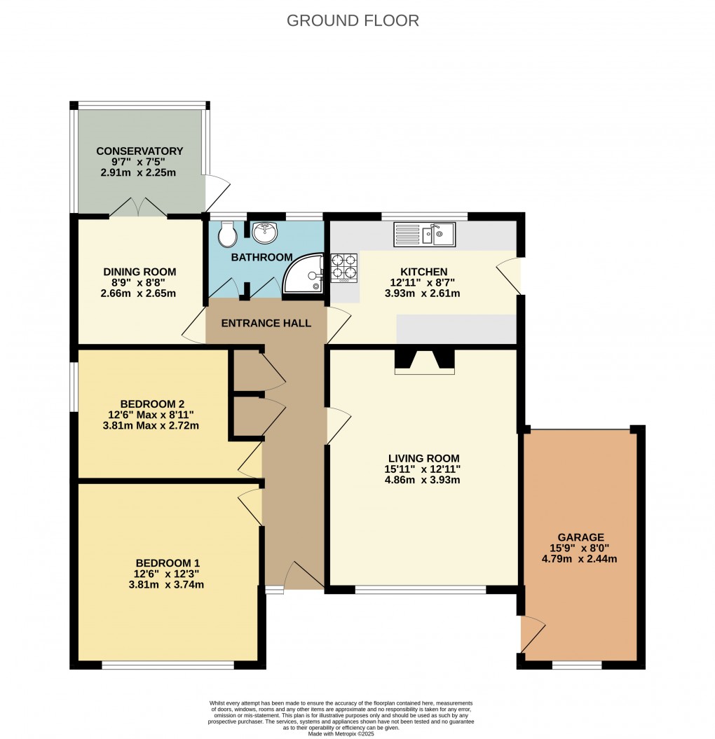 Floorplan for Colyford Road, Seaton, Devon, EX12