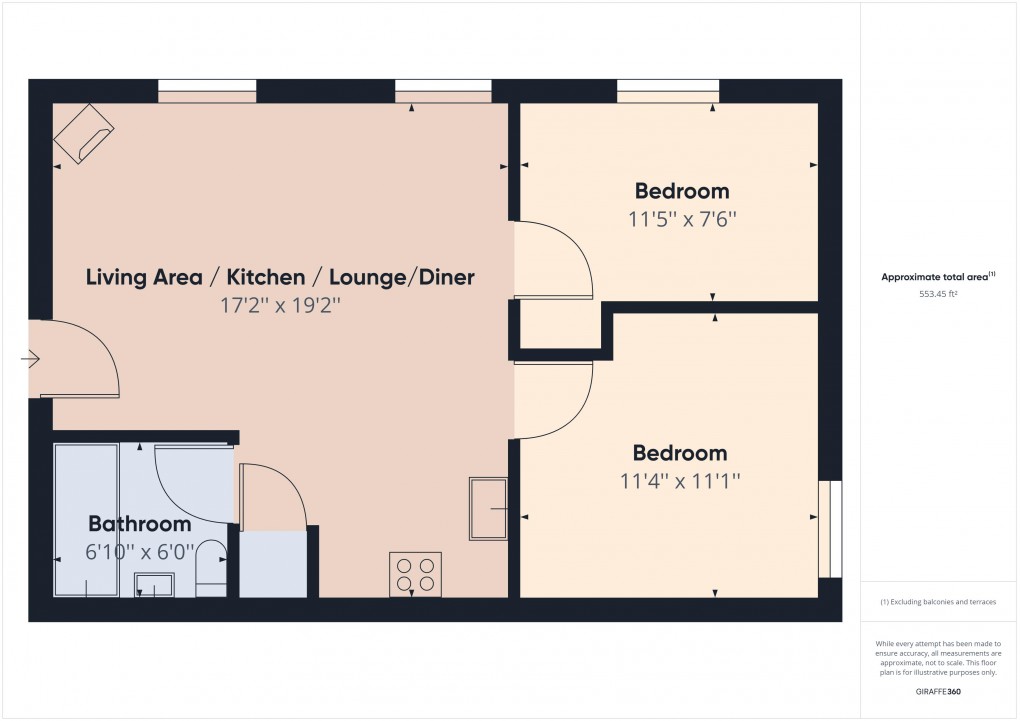 Floorplan for Fernhill, Charmouth